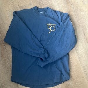 Disney Blue 50th Anniversary Classic Crew Neck Spirit Jersey